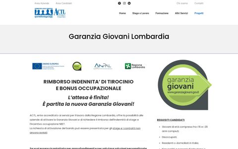 Garanzia Giovani Lombardia - Sportello Stage