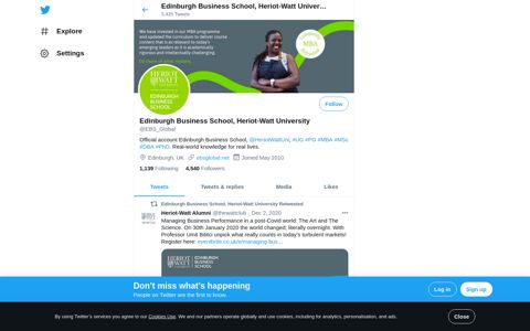 Edinburgh Business School, Heriot-Watt University ... - Twitter