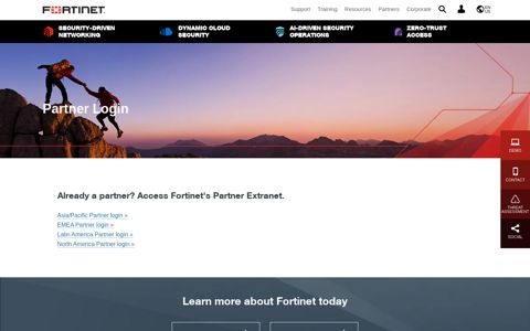 Partner Login | Fortinet Partner Extranet | Fortinet Partners