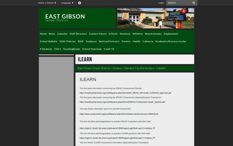 ILEARN - East Gibson School District