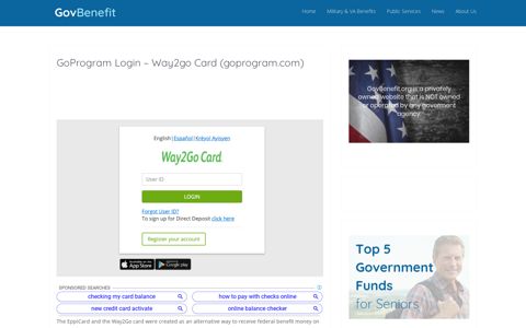GoProgram Login - Way2go Card (goprogram.com)