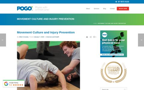 Movement Culture and Injury Prevention | POGO Physio Gold ...