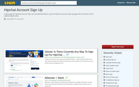 Hipchat Account Sign Up - Loginii.com
