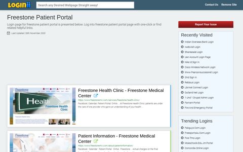 Freestone Patient Portal - Loginii.com