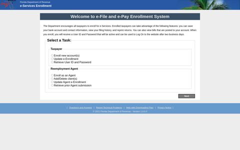 e-Services Enrollment - Florida Department of Revenue