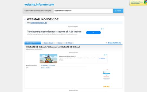 webmail.kondek.de at WI. COMRAMO KID Webmail ...