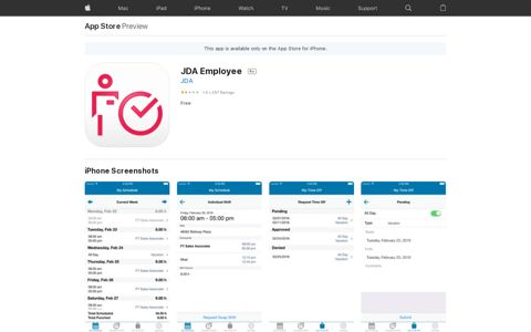 ‎JDA Employee on the App Store