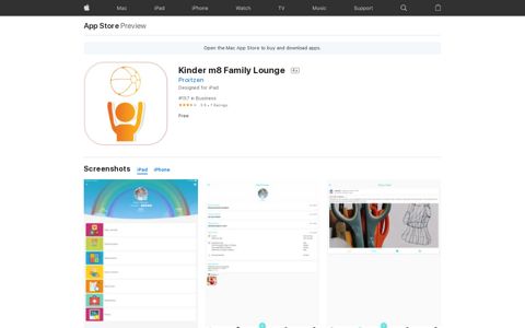 ‎Kinder m8 Family Lounge on the App Store - Apple