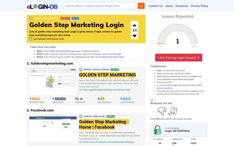 Golden Step Marketing Login - login login login login 0 Views
