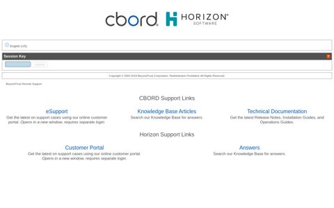 CBORD | Horizon Remote Connection