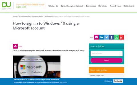How to sign in to Windows 10 using a Microsoft account ...