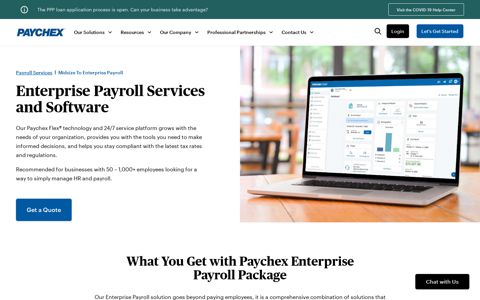 Enterprise Payroll Services for 50-1000+ Employees | Paychex