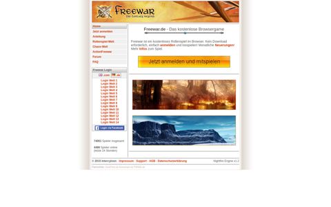 Freewar.de - Browsergames, Onlinegame