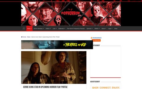 Genre Icons Star in Upcoming Horror Film 'Portal' - PopHorror