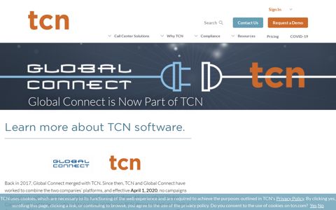 Global Connect is Now Part of TCN | TCN