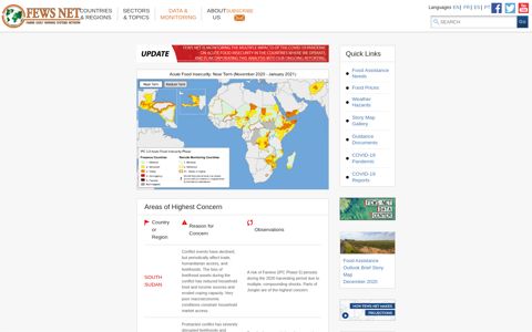 Famine Early Warning Systems Network: Home