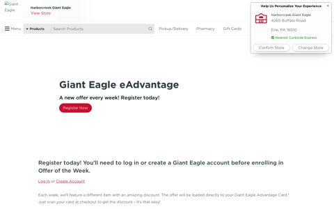 eAdvantage - A New Offer Each Week | Giant Eagle