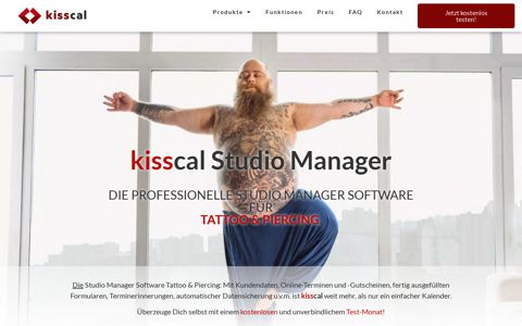 kisscal - Studio Manager Software Tattoo & Piercing