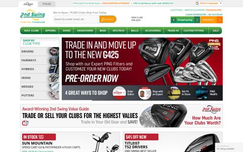 Used Golf Clubs, Apparel, Shoes, GPS, & New Equipment ...