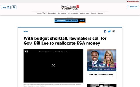 With budget shortfall, lawmakers call for Gov. Bill Lee to ...