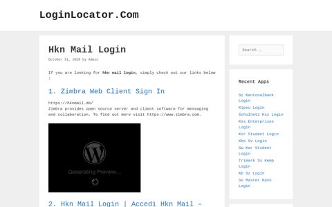 Hkn Mail Login - LoginLocator.Com