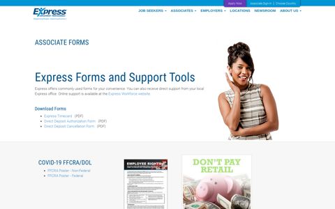 Associate Forms - Express Employment Professionals