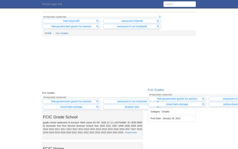[LOGIN] Fcic Grades FULL Version HD Quality ... - Portal login link