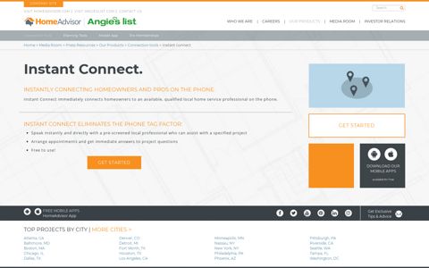 Instant connect - HomeAdvisor