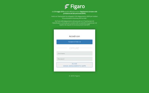 Figaro CM - login