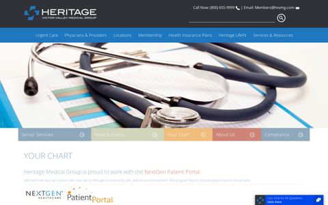 NextGen Patient Portal | Heritage Victor Valley Medical Group