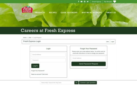 Fresh Express - Fresh Express Login