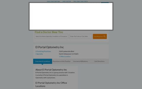 El Portal Optometry Inc in North Hollywood, CA