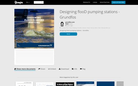 Designing flooD pumping stations - Grundfos