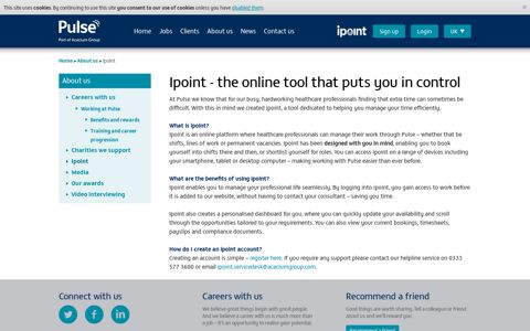 ipoint | Self Booking | Pulse Jobs