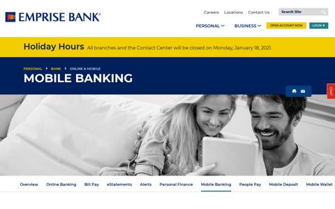 Mobile Banking | Emprise Bank