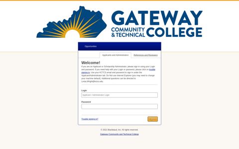 Sign In - Gateway Community and Technical College ...