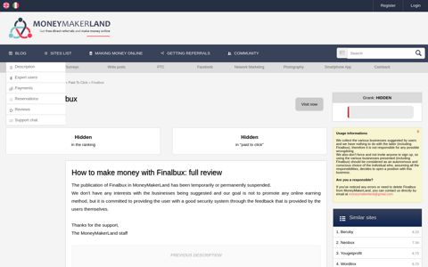 How to make money with Finalbux: full review. What is ...