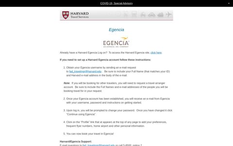 Egencia – Campus Travel Management