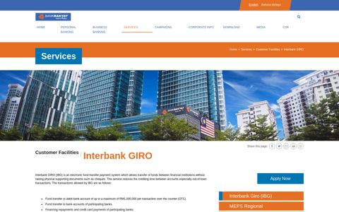 Interbank Giro (IBG) - Bank Rakyat