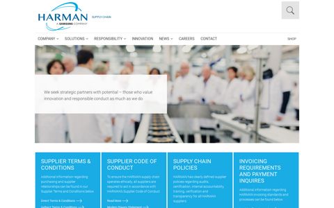 Harman Supply Chain | Supply Chain management | Supplier ...