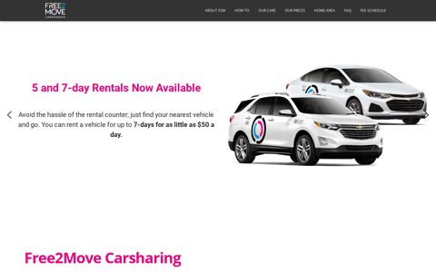 Free2Move Carsharing - The newest carsharing fleet in DC