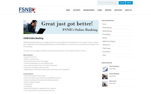 Online Banking - FSNB