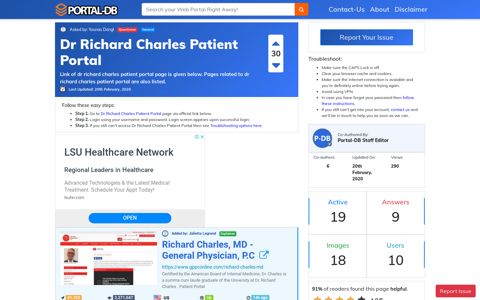 Dr Richard Charles Patient Portal