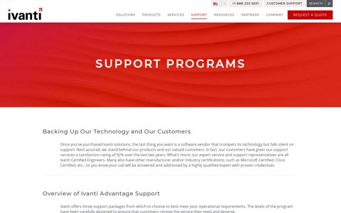 Overview of Ivanti Customer Support Services | Ivanti