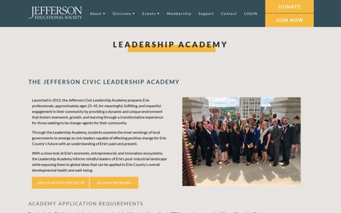 Leadership Academy - Jefferson Educational Society