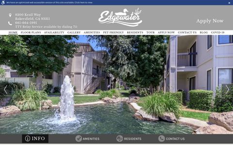 Edgewater Condominium Rentals - Apartments in Bakersfield ...