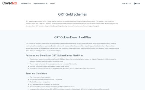 GRT Jewellers Gold Schemes: Types, Benefits & Eligibility ...