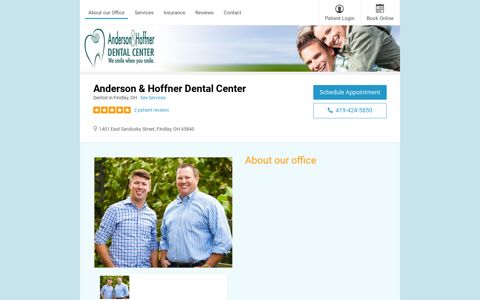 Anderson & Hoffner Dental Center - Dentist in Findlay, OH ...