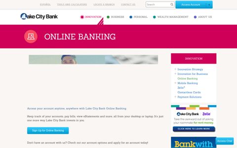 Online Banking | Personal Banking | Lake City Bank