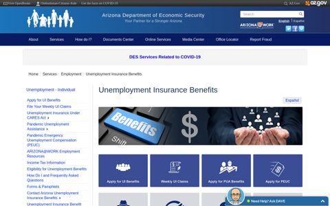 Unemployment Insurance Benefits | Arizona Department of ...